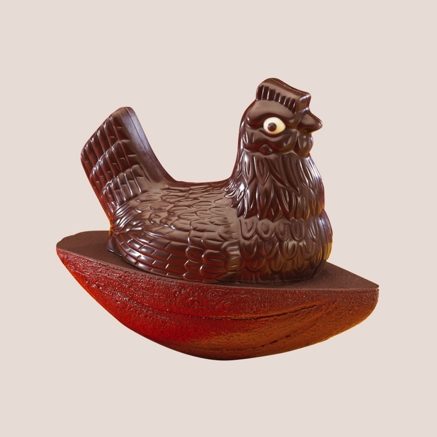 Poule cabosse chocolat